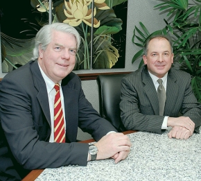 Rick Cureton (Past President) & Tom Heitzman (Current President) 